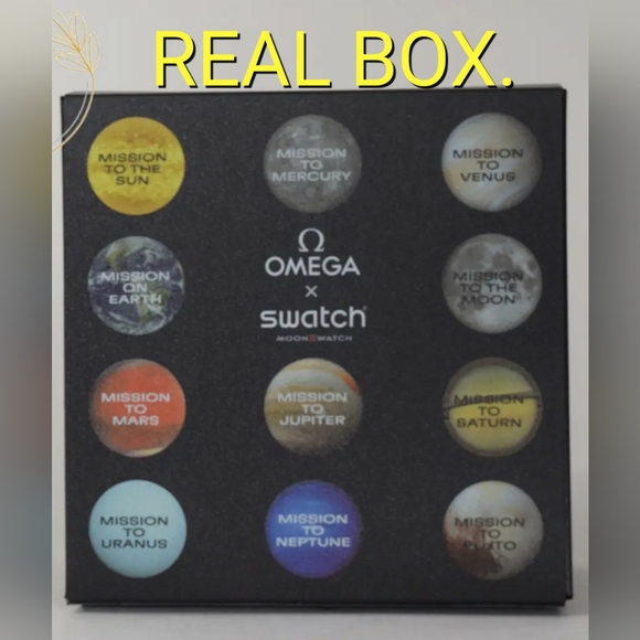 COPY - Swatch Omega Moonswatch Mission to Neptune the Moon Mercury Watch etc - Picture 14 of 14